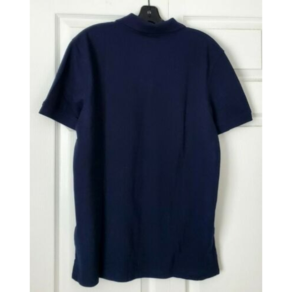 NWOT Brooks Brothers Slim Fit Performance Polo Shirt Men's Blue Flag Size L - Picture 2 of 5